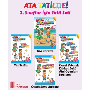 Ata Yayıncılık  Tatilde Tatilde Seti 1. Sınıf (2. Sınıfa Geçenler)