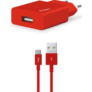 Smartcharger 2.1A Seyahat Şarj Aleti + Type-C Kablo