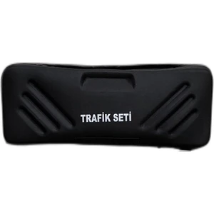 Trafik Seti Çantalı Lüx Set 1 kg Yangın Söndücülü Eva Siyah