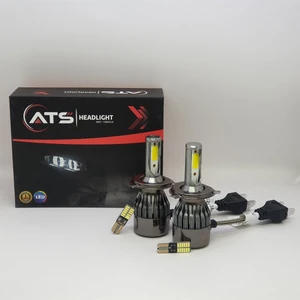 Ats Headlıght H4 12V 24V 48W 10800LM Far ve Sis Ampulu Şimşek Etkili LED Xenon