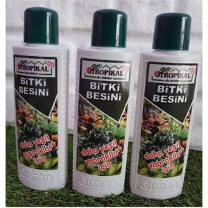 Yeşil Yapraklı Bitkiler Için Bitki Besini 3 Adet 225 Ml Sıvı Gübre Benjamin Besini Bitki Vitamini