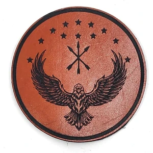 Adige - Çerkes  Deri Peç- Arma - Patch