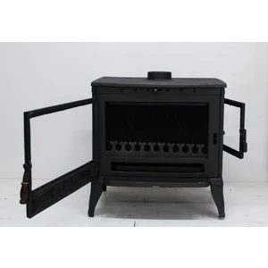 MF120 Model Plazma Soba Döküm Soba Döküm Sobalar Yeni Nesil Soba 3 Tarafı Camlı Soba Fırınlı Soba