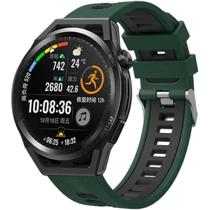 Samsung Galaxy Watch Gear S3 Kordon Çift Renk Çizgili Kordon