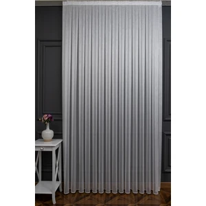 Evdepo Home Kullanıma Hazır 1/3 Sık Pile Tül Perde Tek Kanat - Ekru 110 x 270 cm