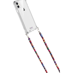 Moss Renkli Ipli Tüm Telefonlarla Uyumlu ve Boyun Askılı Kumaş Telefon Askısı