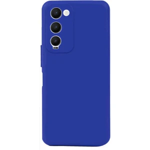 Tecno Camon 18 Mavi Silikon Rubber Kılıf Arka Kapak
