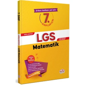 Editör Yayınları 7. Sınıflar Için LGS Matematik