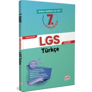 Editör Yayınları 7. Sınıflar Için LGS Türkçe