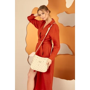 Pierre Cardin Bej Monogram Kadın Çapraz Çanta 05PO22Y1582-MN Bj