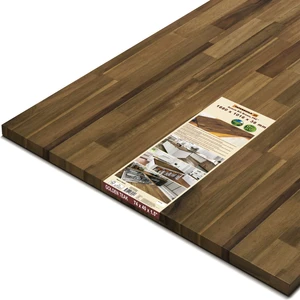 INTERBUILD REAL WOOD Akasya B/c Panel, 1880X1016X38 Mm, Kahverengi