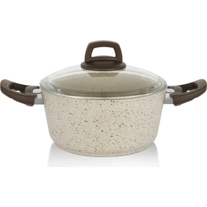 Profuse Yanmaz Yapışmaz derin Tencere -26CM -Ind-Krem