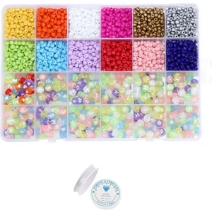 Yiğit Aksesuar Takı Yapım Kum Boncuk ve Harf Boncuk Hobi Seti