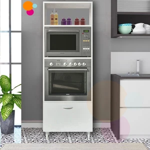 Modilayn Ankastre Fırın Dolabı Mikrodalga Dolabı Mini Fırın Dolabı Mutfak Dolabı Çok Amaçlı Dolap