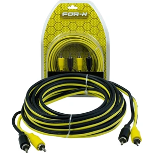 For-X X-25RCA 2 Rca + 2 Rca 5 Metre Oto Anfi Kablosu