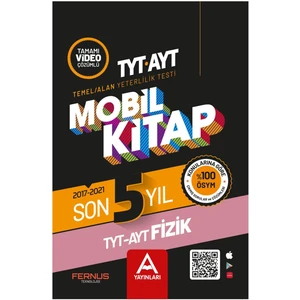 A Yayınları TYT – AYT Mobil Kitap Son 5 Yıl Fizik (Ciltli)