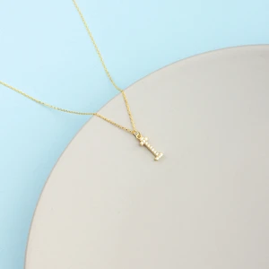 Ravza Gümüş 925 Ayar Gümüş I Harf Kolye