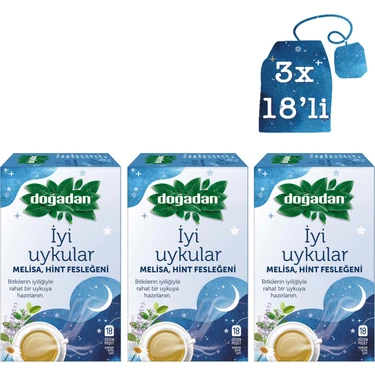 Doğadan Iyi Uykular Çayı Melisa Hint Fesleğeni (18 Li)