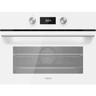 Teka - HLC 8400 WH - Ankastre Multifonksiyonel Turbo Kompakt Fırın - Beyaz Cam - 45 lt -