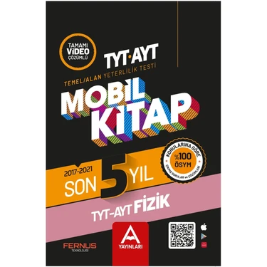 A Yayınları TYT – AYT Mobil Kitap Son 5 Yıl Fizik