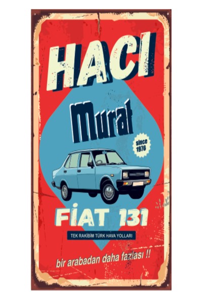 Nirvana Hacı Murat 131 Vintage Retro Poster