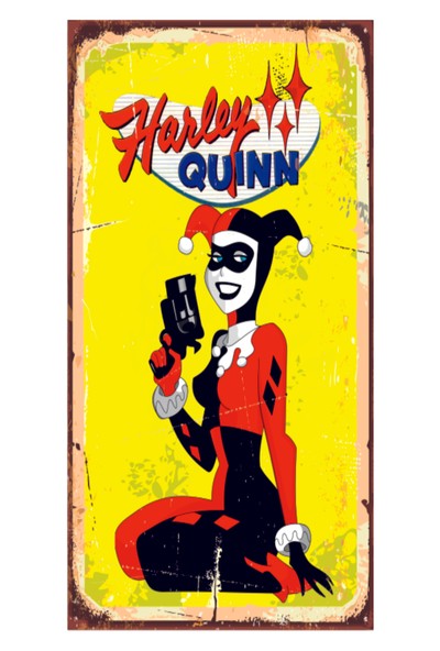 Nirvana Harley Quinn Vintage Retro Poster