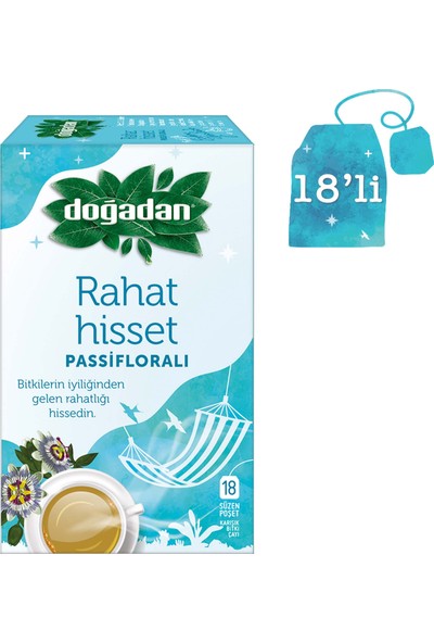 Doğadan Rahat Hisset Passifloralı Bitki Çayı 18'li
