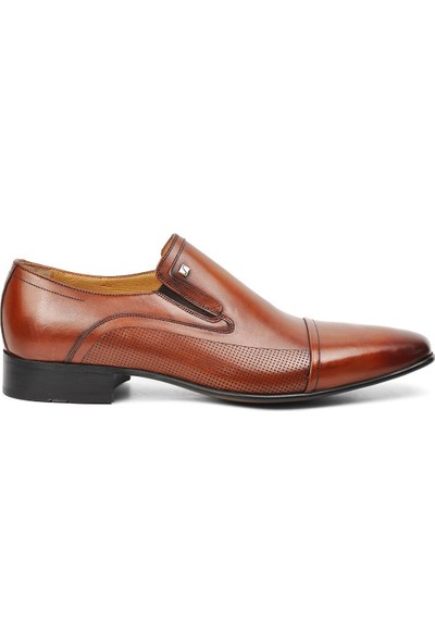 Fosco 3015 Taba Hakiki Deri Erkek Klasik Ayakkabı