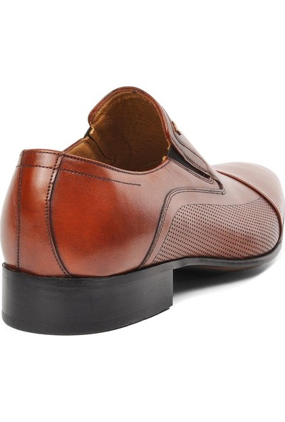 Fosco 3015 Taba Hakiki Deri Erkek Klasik Ayakkabı