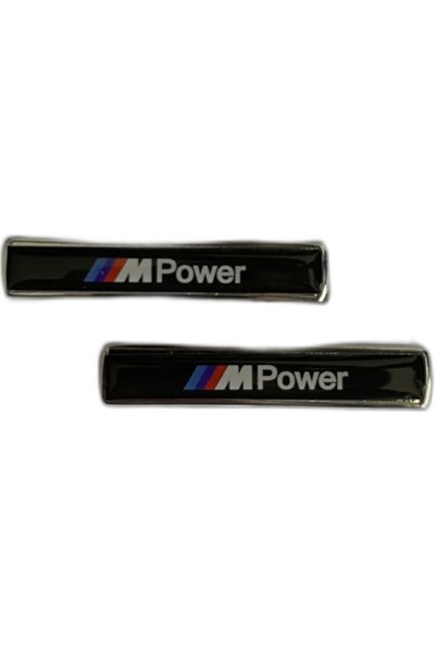 Halidi Bmw M3 Power Logo Amblem Çamurluk Arması 2 Adet