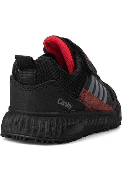 Carby Patik Çocuk Spor Ayakkabısı 26-30 Numara Siyah 1505