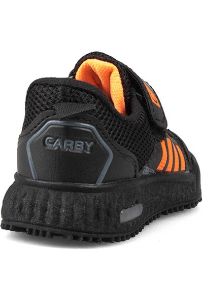 Carby Bebe Işıklı Spor Ayakkabısı 22-25 Numara Siyah 1509
