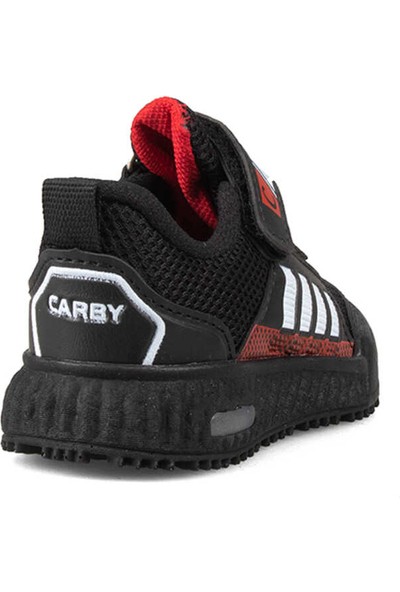 Carby Bebe Işıklı Spor Ayakkabısı 22-25 Numara Siyah 1510