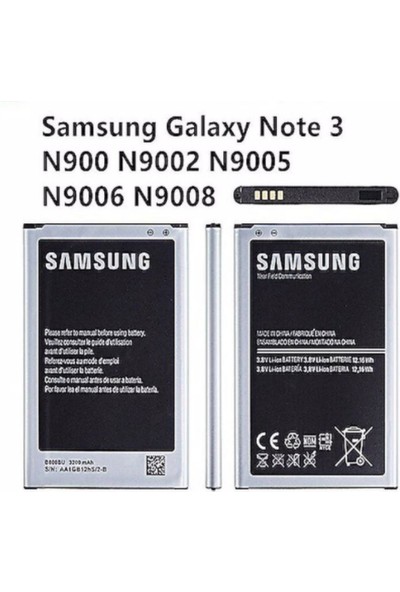 iBerry Samsung Galaxy Not 3 Batarya / Pil ( B800BE B800BC B800BU )