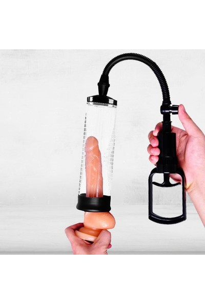 Drlove Penis Pump Men Güçlü Vakumlu Penis Pompası + Vajina Başlıklı