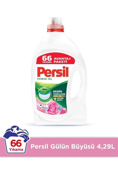 Persil Sıvı Çamaşır Deterjanı 4290ml (66 Yıkama) Gülün Büyüsü