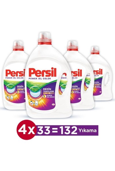 Persil Sıvı Çamaşır Deterjanı 4 x 2145ml (132 Yıkama) Color