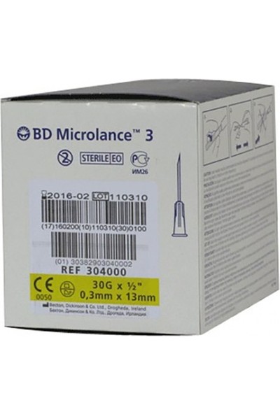 Bd Microlance Mezoterapi Iğne Ucu 30g X 13mm 100 Lük Kutu