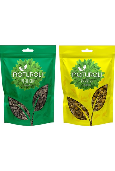 Naturali Rahatlama Paketi - Yeşil Çay 100 gr & Papatya 50 gr