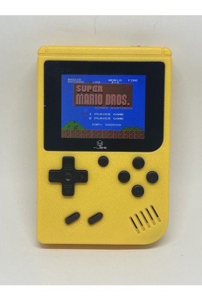 Retro El Atarisi 400 Oyunlu Nostalji Oyun Konsolu 2 Kişilik Sarı