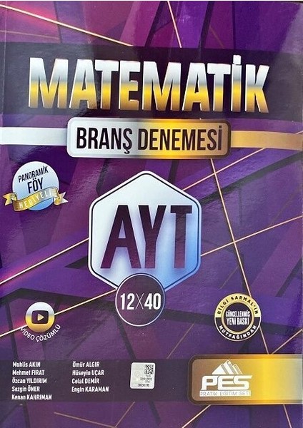 AYT Matematik 12 x 40 Denemeleri