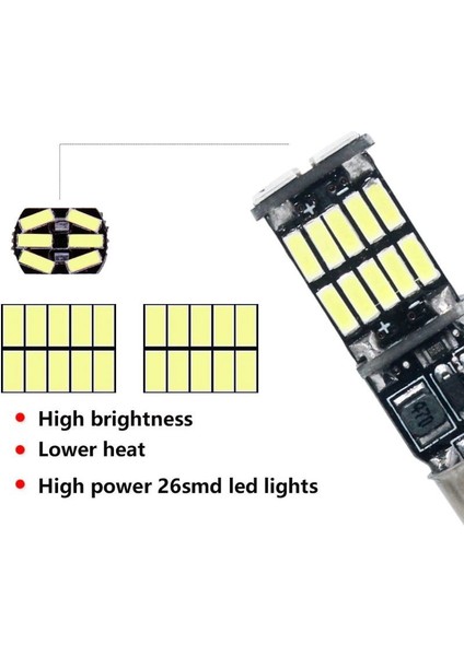 Opel Astra J Hb LED Geri Vites Ampül H21W Beyaz (Canbus)