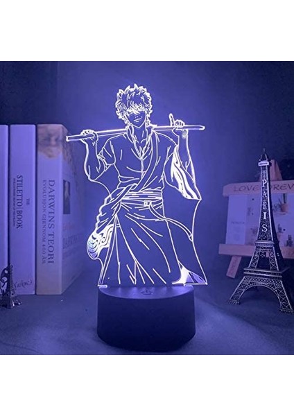 Renk Değiştiren 3D Dekoratif Şekilli LED Lamba - 12 cm (Yurt Dışından)