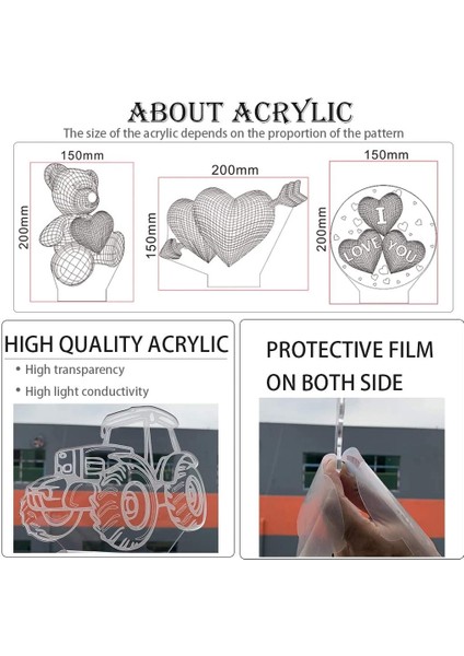 Renk Değiştiren 3D Dekoratif Şekilli LED Lamba - 12 cm (Yurt Dışından) modelleri