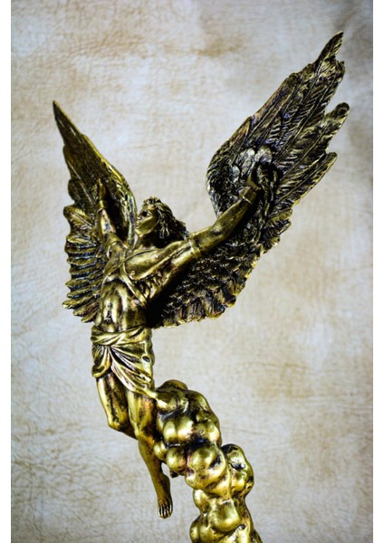 Yunan Kahraman Icarus Altın Heykel Biblo fiyatları