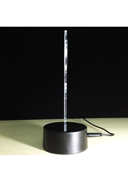 Renk Değiştiren 3D Dekoratif Şekilli LED Lamba - 12 cm (Yurt Dışından) fiyatları