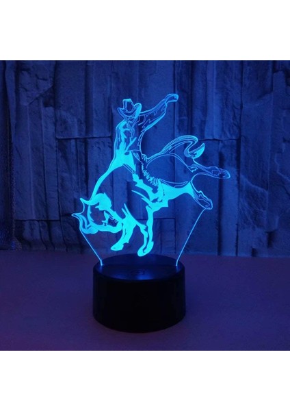 Renk Değiştiren 3D Dekoratif Şekilli LED Lamba - 12 cm (Yurt Dışından) modelleri