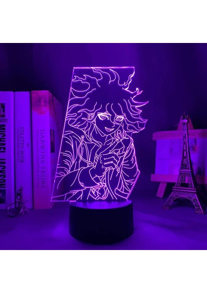 Renk Değiştiren 3D Dekoratif Şekilli LED Lamba - 12 cm (Yurt Dışından)