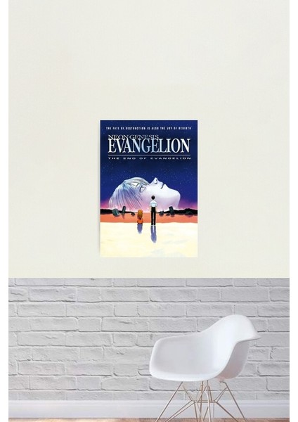 Evangelion Posteri Evangelion'un Klasik Sonu Posteri Tablo Ahşap Poster Dekoratif fiyatları