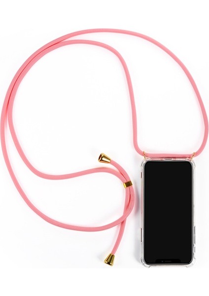 Samsung Galaxy A81 Kılıf Omuz Boyun Askılı Ipli Şeffaf Antişok X-Rop Kılıf Dört Köşeli Darbe Koruma fiyatları